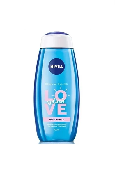 NIVEA DUŞ JELİ 500ML-LOVE DENİZ KOKULU MAVİ