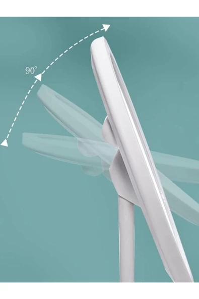 Dokunmatik Led Işıklı Usb Li Yuvarlak Masa Üstü Makyaj Aynası Makyaj Aynası Ledli - Resim 8