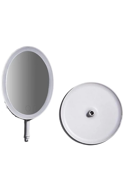 Dokunmatik Led Işıklı Usb Li Yuvarlak Masa Üstü Makyaj Aynası Makyaj Aynası Ledli - Resim 6