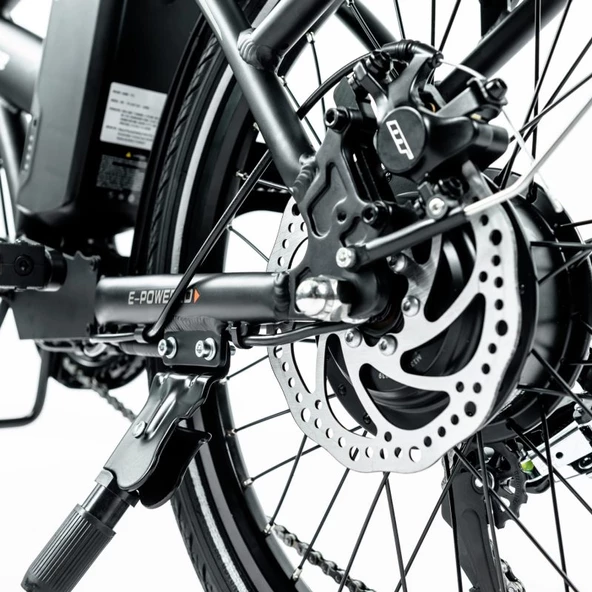 Torc T2 20 Jant Fat Bike Elektrikli Katlanır Bisiklet 2024 Model - 4