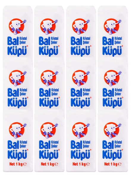 BALKÜPÜ TOZ ŞEKER 1 KG X12 ADET