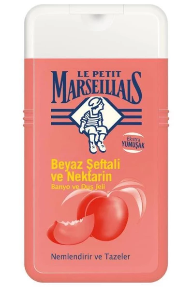 Le Petit Marseillais Beyaz Şeftali ve Nektarin Duş Jeli 250ml - 1