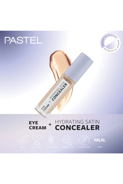 Eye Cream + Hydrating Satin Concealer - Göz kremi + Göz Altı Kapatıcısı 62 Ivory - 8