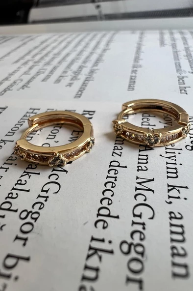 BAGET MİNİ KALP ( 18 K ALTIN KAPLAMA )