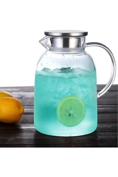 Borosilikat Cam Sürahi 1,8 LT - 2