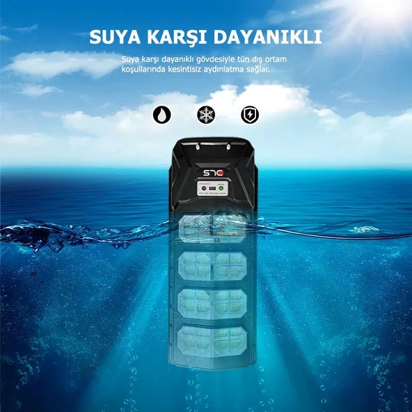 LH600 600 Solar DLS Güneş Enerjili  Bahçe Çevre  Lambası - Resim 4