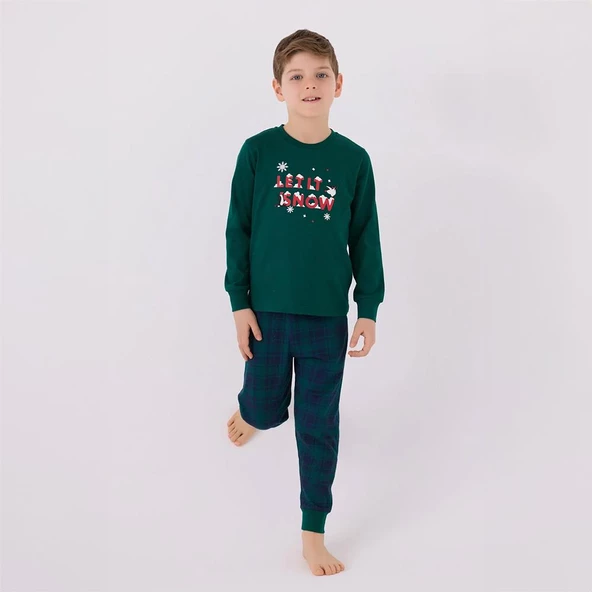 Arnetta AR3131C Erkek Çocuk Kışlık Pijama Takım - 3