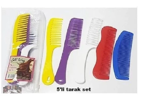 SİLK & WAY 5'Lİ SAÇ TARAK SETİ ürün görseli 1
