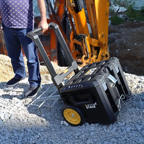 Cat Da41004 Hyper Stack 60 Litre Ağır Hizmet Tipi Tekerlekli Kilitli Takım Çantası - 6