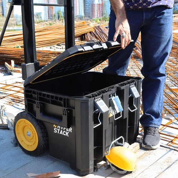 Cat Da41004 Hyper Stack 60 Litre Ağır Hizmet Tipi Tekerlekli Kilitli Takım Çantası - 8