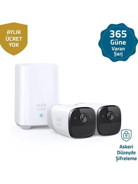 Anker Eufy Security EufyCam 2 Pro 2 Kameralı Akıllı Güvenlik Sistemi