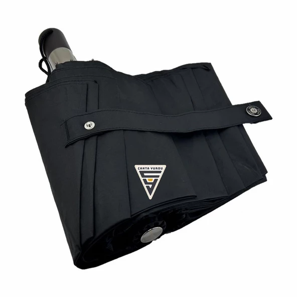 Marlux Mpr2006 Tam Otomatik Ahşap Sap Şemsiye Siyah - Resim 2