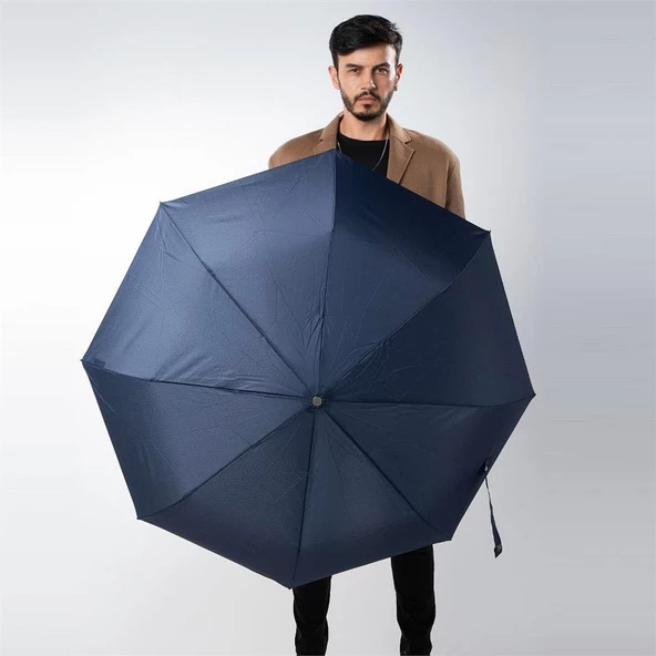 Marlux Özel Tasarım Tam Otomatik Şemsiye Lacivert - Resim 5