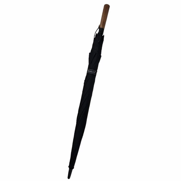 Marlux Ahşap Sap 130 Cm Fiber Vale Şemsiye Siyah - 6