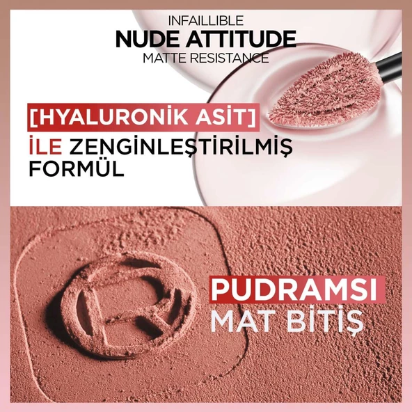 L'Oréal Paris Infaillible Matte Resistance Likit Mat Ruj - 625 Summer Flying - 4