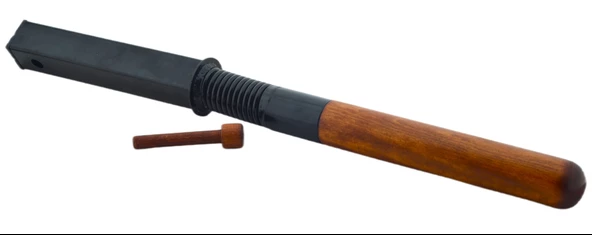 Bilek Güreşi Egzersiz Aleti Yaylı Bambu Antreman 66cm - 2