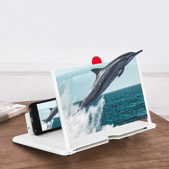 Teknotarz Mercekli Telefon Standı Video 3D Video Keyfi - 4