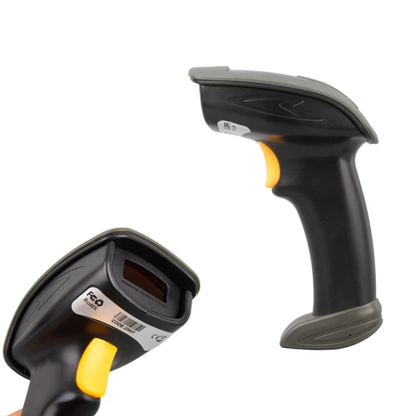 1d Lazer Kablosuz Barkod Okuyucu + Mini Usb Dongle - Resim 3