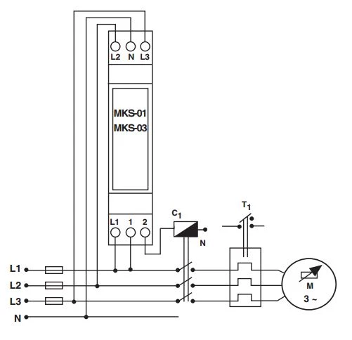 Entes MKS-03 Faz Sıralı Motor (Faz) Koruma Rölesi - 3