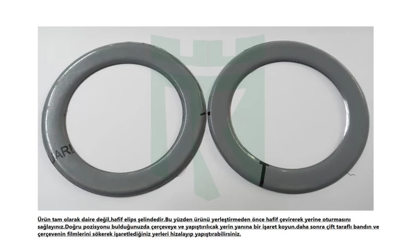 Clio 4 Sis Far Çerçevesi Krom 2 Parça HB 2012 - 2017 Arası Modeller İçin - 3