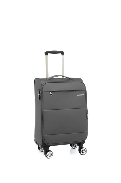 Louisiana Polo 3'lü Valiz Seti Lüx Kumaş Valiz Antrasit 2082 - Resim 4