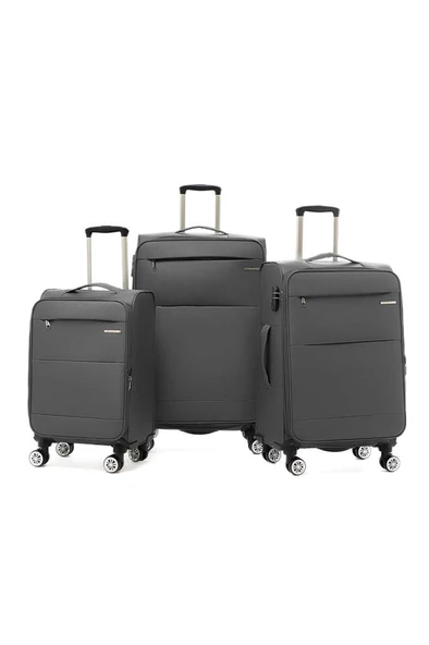 Louisiana Polo 3'lü Valiz Seti Lüx Kumaş Valiz Antrasit 2082 ürün görseli