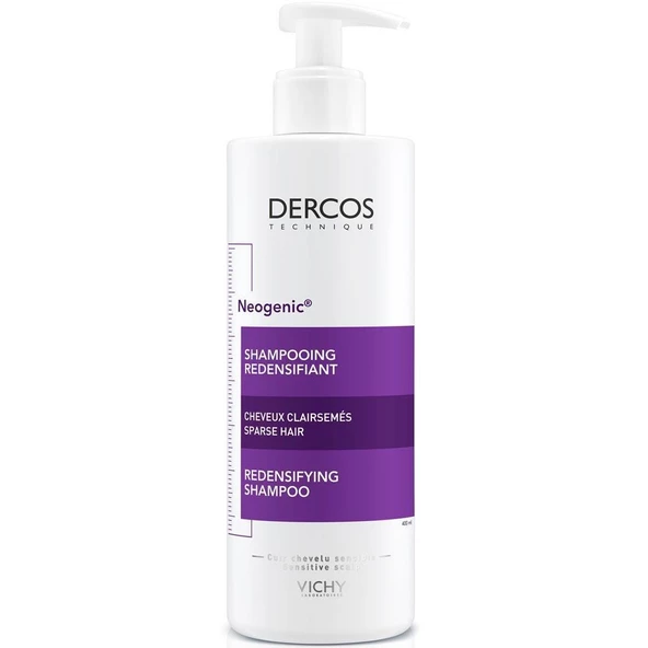 Vichy Dercos Neogenic Seyrek Saçlar için Saç Bakım Şampuanı 400ml - Resim 2