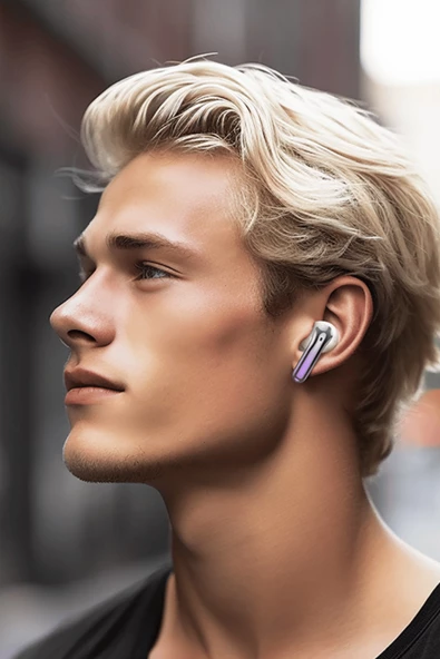 Dijital Göstergeli EQ16 Aktif Gürültü Engelleyici Bluetooth 5.3 Kablosuz TWS Kulakiçi Kulaklık - 3