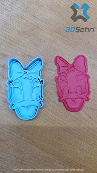 Mickey Mouse Kurabiye Kalıbı ve Şeker Hamuru Seti 4 Adet - 9 CM - 4
