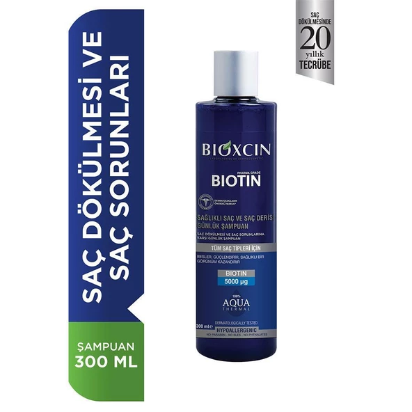 Bioxcin Biotin Saç ve Saç Derisi Şampuanı 300ml - Resim 2