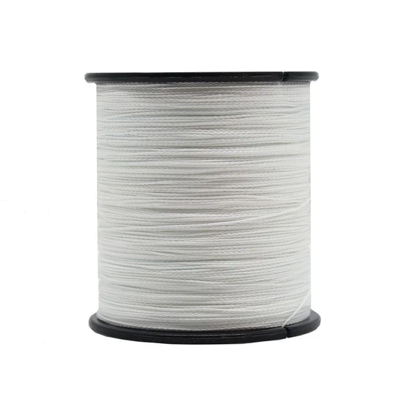 RIKIMARU 0.30 Mm RX4-4 Katlı 500 Metre,21.9 kg Çeker, Beyaz Renkli, İp, örgü, ipek Misina