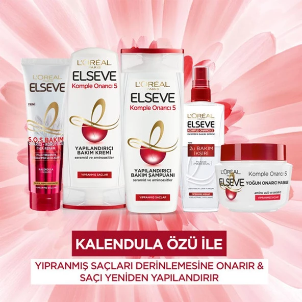 Elseve Komple Onarıcı 5 Yapılandırıcı Bakım Şampuanı 360ml - Resim 4