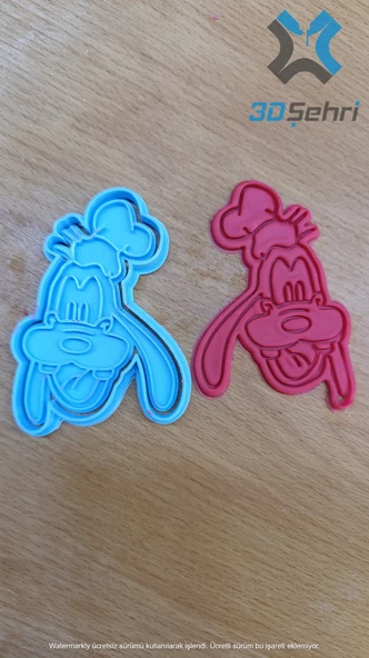 Mickey Mouse Kurabiye Kalıbı ve Şeker Hamuru Seti 4 Adet - 9 CM - 3