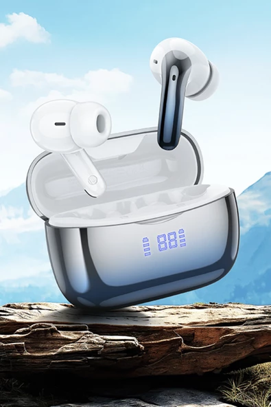 Dijital Göstergeli EQ16 Aktif Gürültü Engelleyici Bluetooth 5.3 Kablosuz TWS Kulakiçi Kulaklık - Resim 5