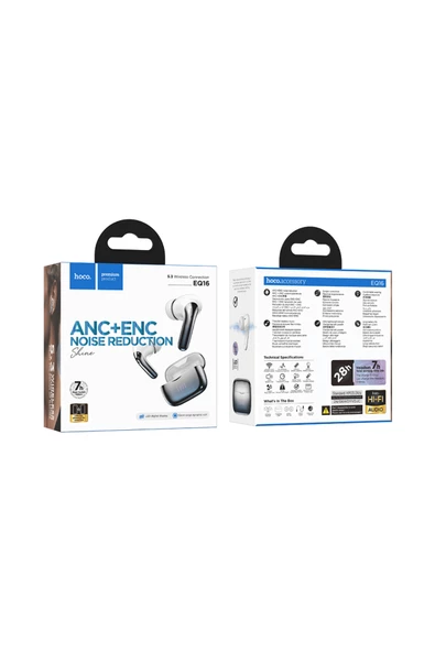 Dijital Göstergeli EQ16 Aktif Gürültü Engelleyici Bluetooth 5.3 Kablosuz TWS Kulakiçi Kulaklık - 11