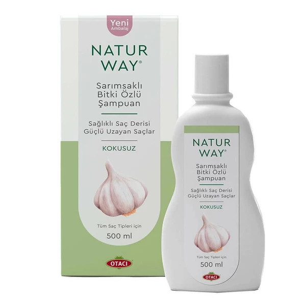 Otacı Naturway Sarımsaklı Bitkisel Şampuan 500ml