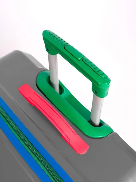 Kabin Boy %100 Polikarbon Valiz 4x2 Teker Gri 1089 - Resim 5