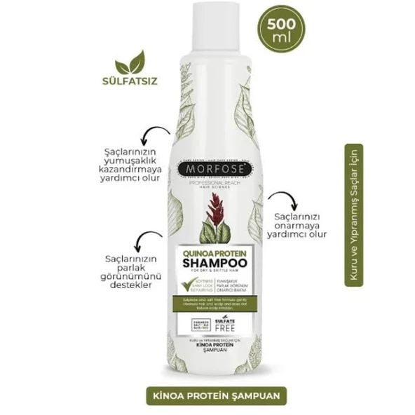 Morfose Kinoa Protein Şampuan 500ml - 2