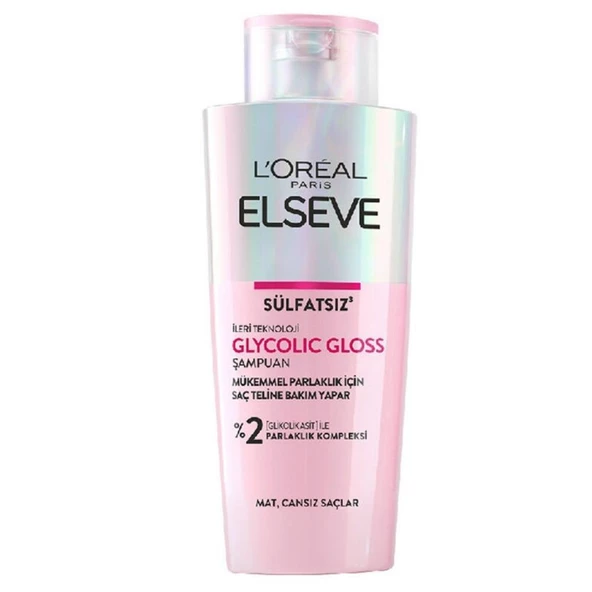 Elseve Glycolic Gloss Sülfatsız Şampuan 200ml - 1