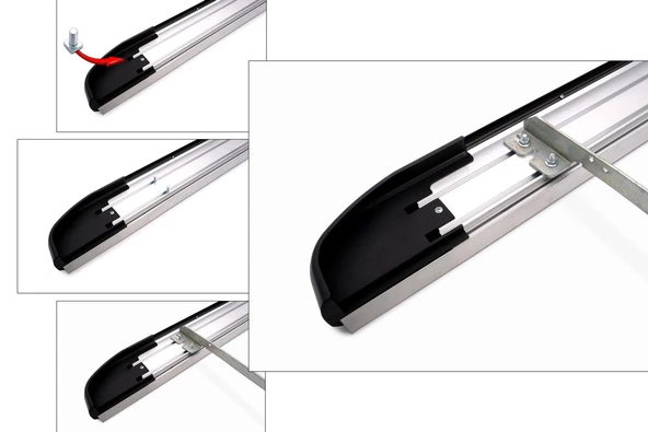 KIA SOUL 2009 2010 2011 2012 2013 2014 ARACA ÖZEL BLACKLİNE YAN BASAMAK - Resim 6