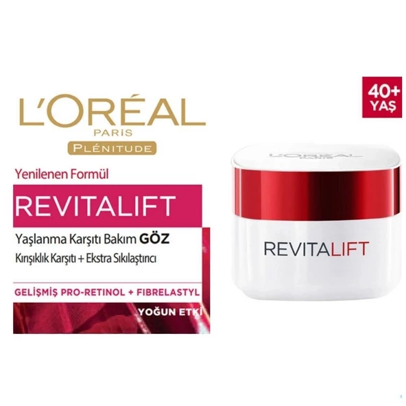 Loreal Paris Göz Kremi Kırışıklık Karşıtı ve Sıkılaştırıcı Krem 15ml