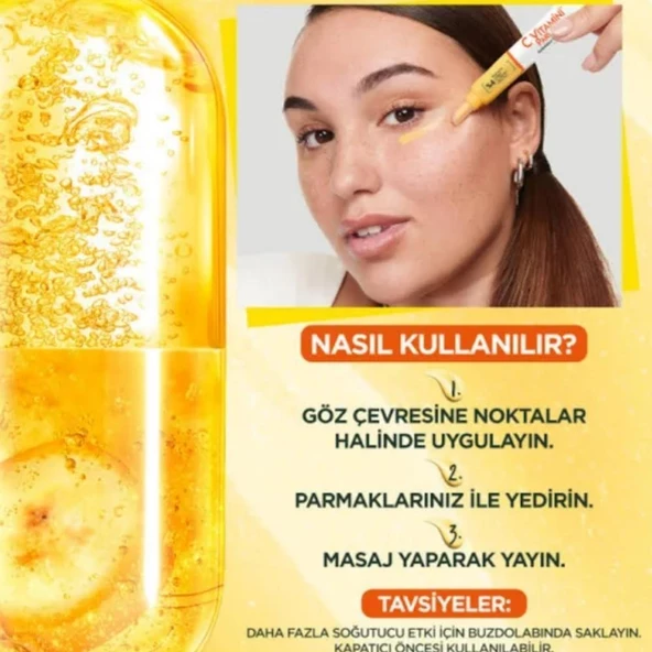Garnier C Vitamini Parlak Aydınlatıcı Göz Kremi 15ml - 4