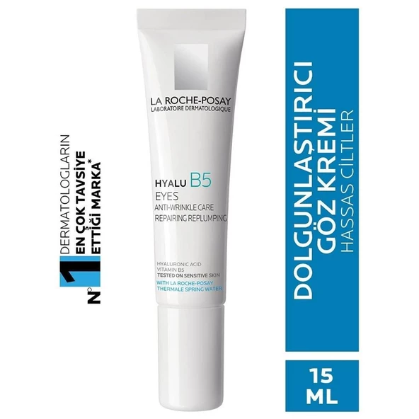 La Roche Posay Hyalu B5 Yeux Nemlendirme ve Dolgunlaştırma Etkili Göz Kremi 15ml