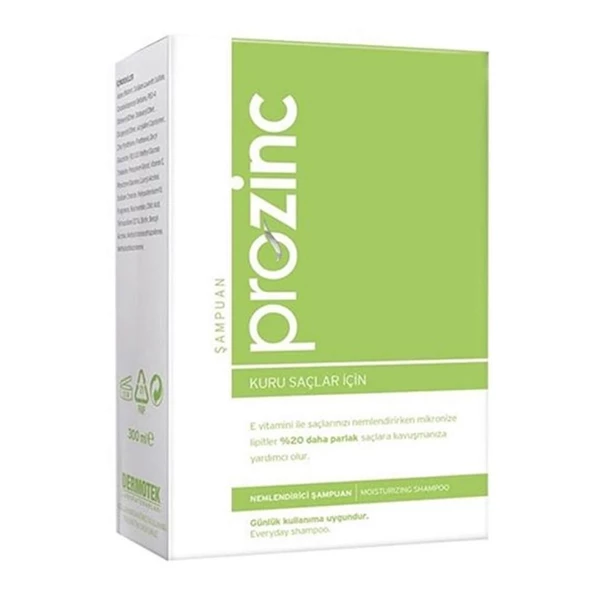 Prozinc Kuru Saçlar için Kepek Karşıtı Şampuan 300ml ürün görseli 1