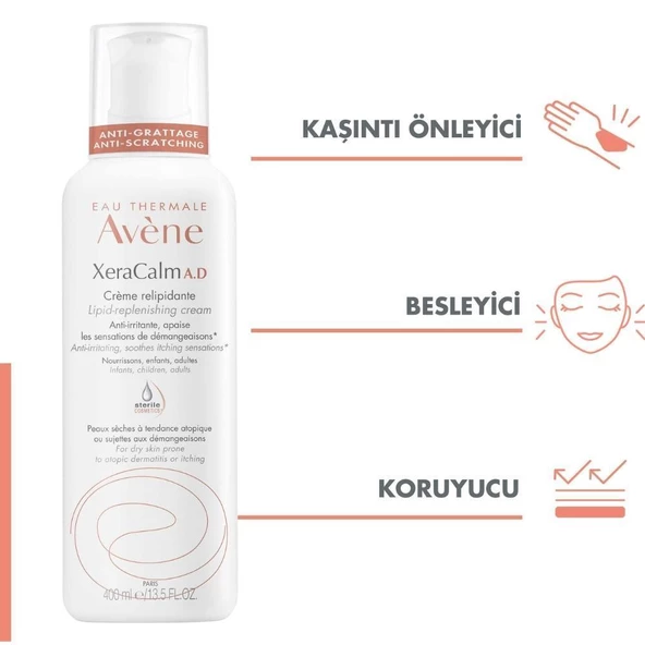 Avene Xera Calm AD Cream Nemlendici Vücut Kremi 400ml - 3