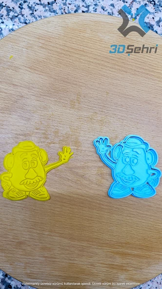 Oyuncak Hikayesi Kurabiye Kalıbı ve Şeker Hamuru Kalıbı Seti 5 Adet - 9 CM - 4