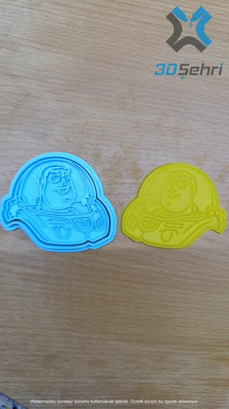Oyuncak Hikayesi Kurabiye Kalıbı ve Şeker Hamuru Kalıbı Seti 5 Adet - 9 CM - 3