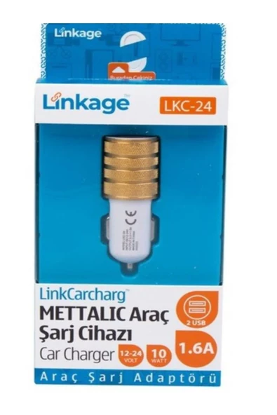 Araç Şarj Alet Başlığı Çakmaklık 2 Uçlu 10v 1.6a Lkc24