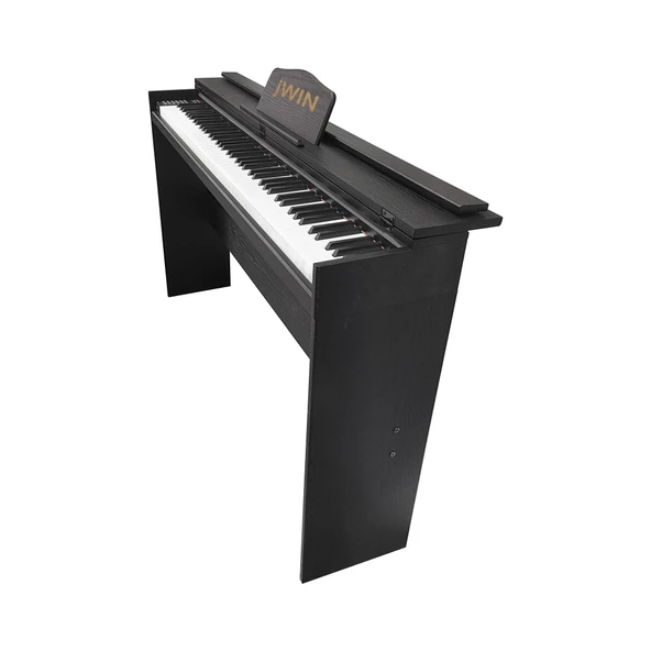 Jwin SDP-92 Tuş Hassasiyetli 88 Tuşlu Kapaklı Dijital Piyano + Tabure - Siyah - 4