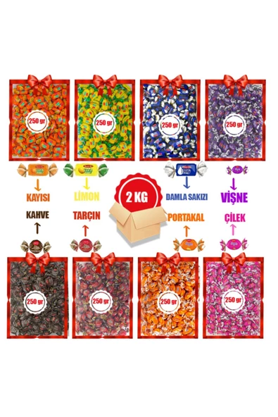 KENT Bayram Şekeri 8 X 250 Gr Bayram Kolisi - 2